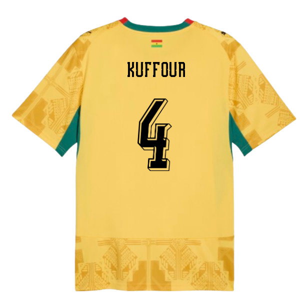 2026-2027 Ghana Away Shirt (Kuffour 4)-SoccerKits Hub | Buy Soccer Jerseys Online